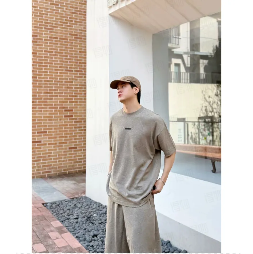 🦋 、Hot Sale🦋 70 【 】Fear of God Essentials SS 25 Classic Hoodie Same Style 2025 Size：XS-XL ： Heather Stone Brown TIMBER Homestad Heather Black JET BLACK